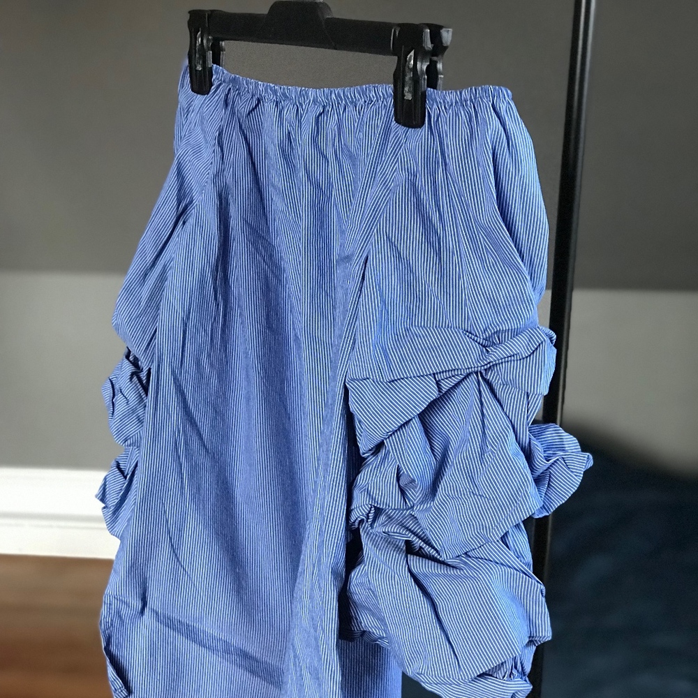 Off The Shoulder Ruffled Arm Top